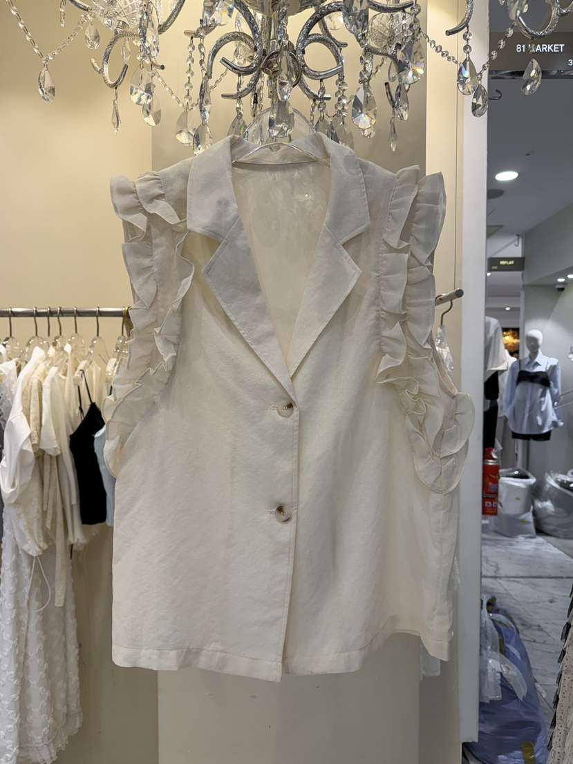 81 MARKET-L韓國代購女裝新品26春夏休閑職業時尚26夏季馬甲81 MARKET-L馬甲