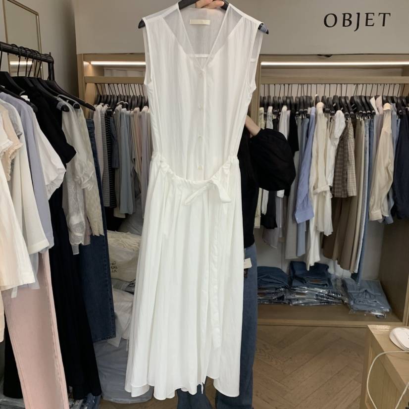 OBJET/LOVEUSU韓國代購女士新品職業人氣26春夏連衣裙柔軟OBJET/LOVEUSU連衣裙