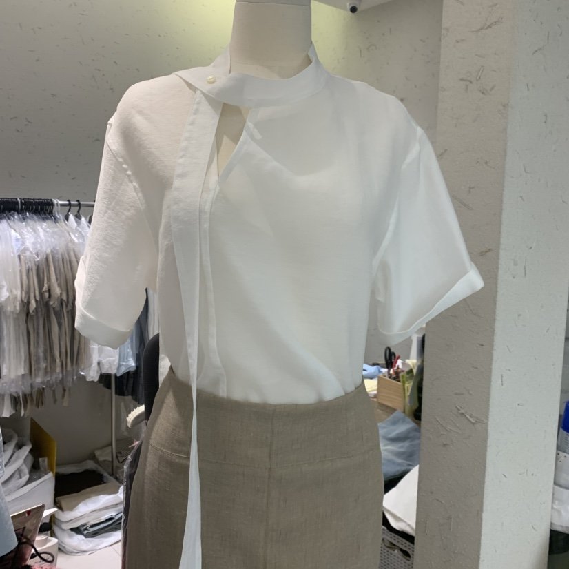 BRONZE韓國代購女裝新品時尚26夏季休閑26春夏襯衫蕾絲衫BRONZE襯衫/蕾絲衫