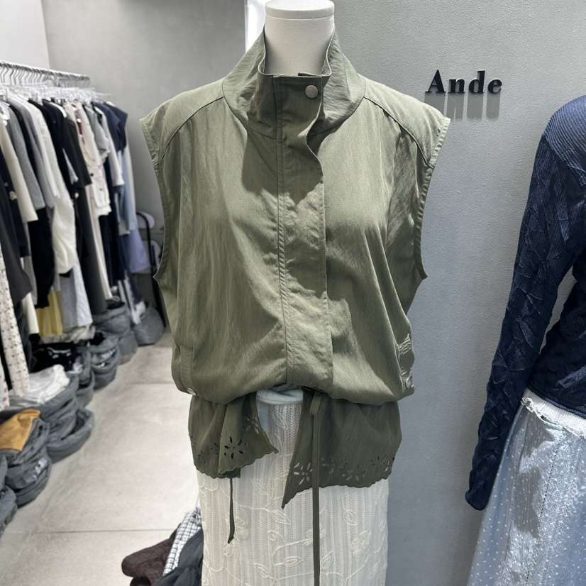 ANDE東大門實拍韓國女裝新款時尚人氣26夏季職業休閑馬甲Ande馬甲