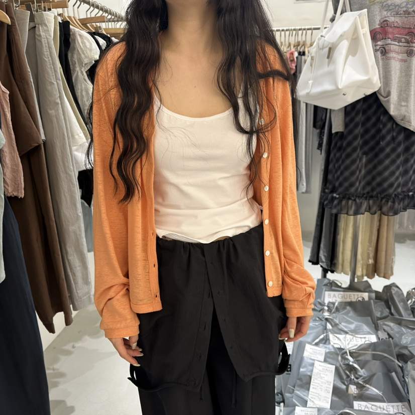 BAGUETTE-P韓國代購女士新品人氣熱賣針織衫不含內搭開衫BAGUETTE-P針織衫