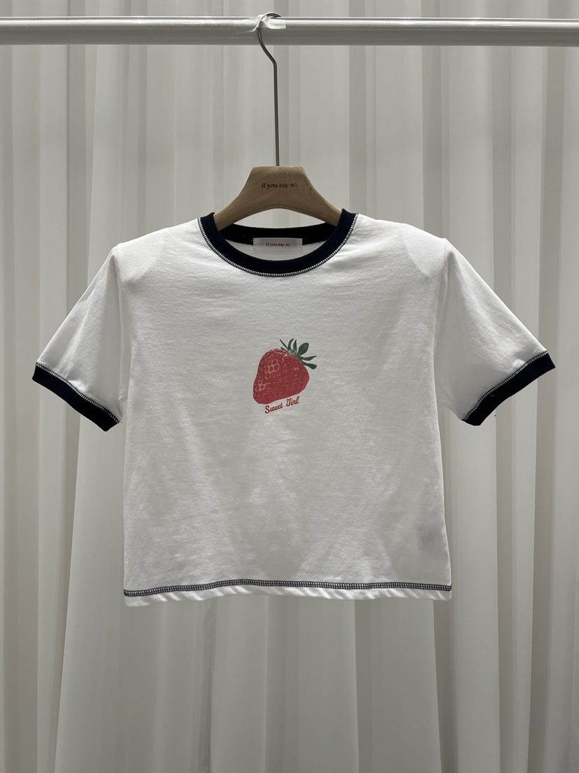 IF YOU SAY SO/PLUM-Q韓國代購女裝新品時尚推薦T恤IF YOU SAY SO/PLUM-QT恤