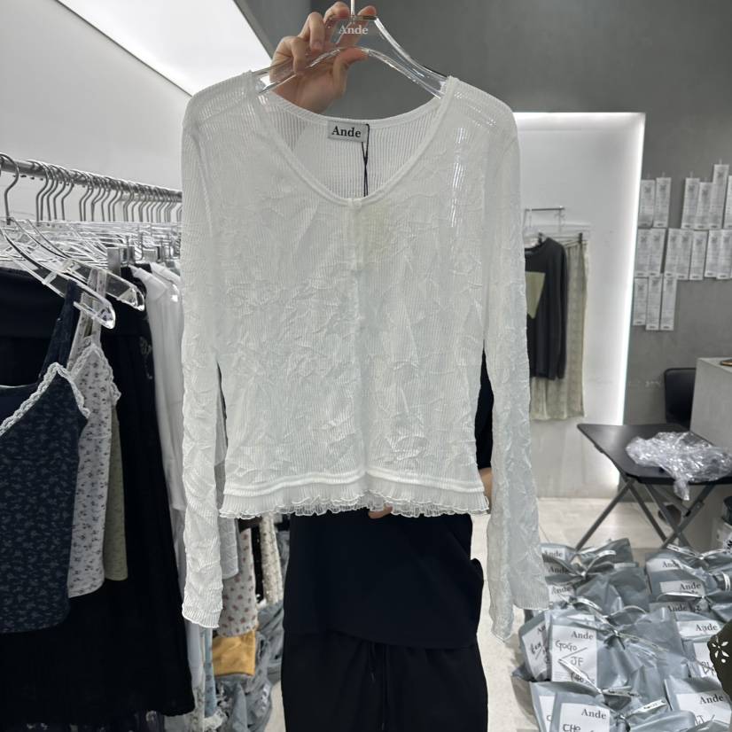 ANDE韓國直郵實拍女士新品26夏季人氣職業熱賣26春夏開衫開衫Ande開衫