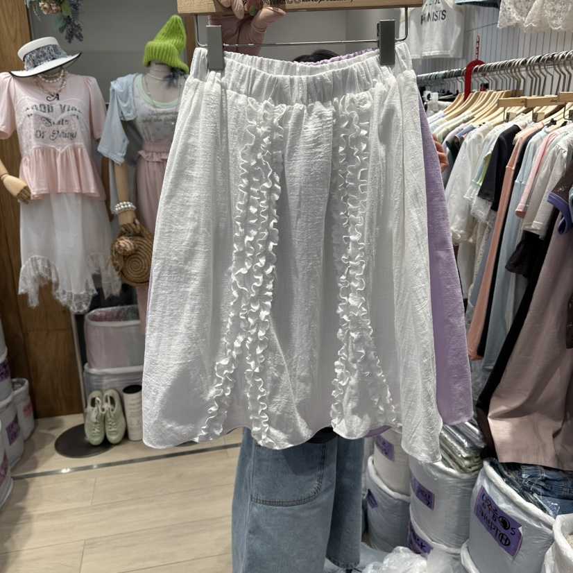 MARI CO韓國直郵女士新品人氣職業休閑26夏季半身裙中短裙鵝MARI CO半身裙/中短裙