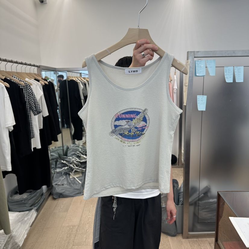 LTMS韓國直郵女士新品26春夏人氣推薦時尚職業26夏季吊帶背心LTMS吊帶/背心