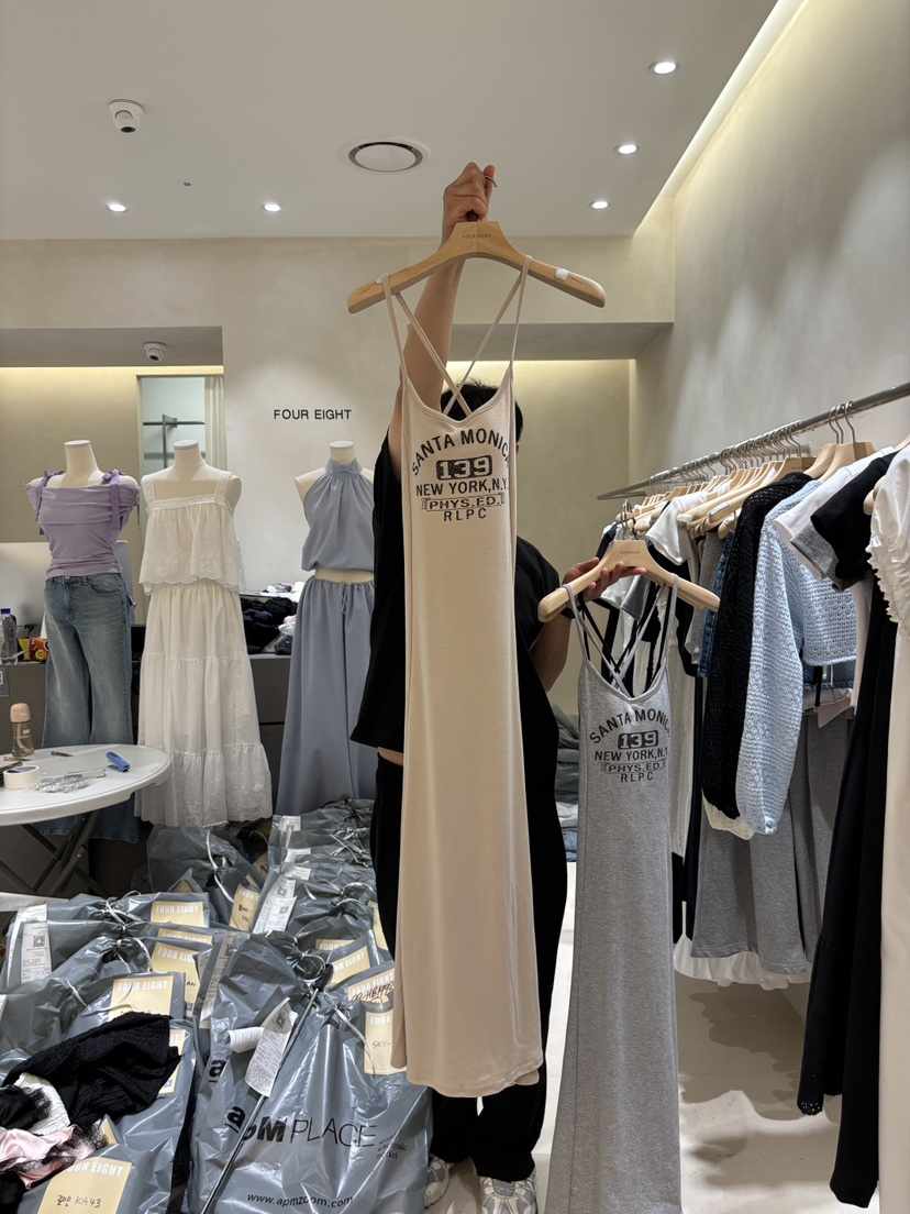 FOUREIGHT韓國代購女裝新品26夏季職業休閑26春夏人氣連衣裙FOUR EIGHT連衣裙