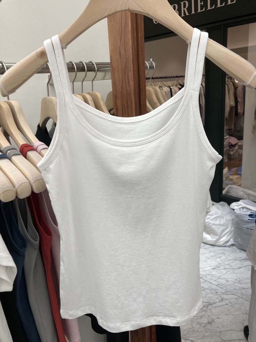 CURVY韓國直郵實拍女士新款26春夏職業熱賣人氣休閑吊帶背心CURVY吊帶/背心