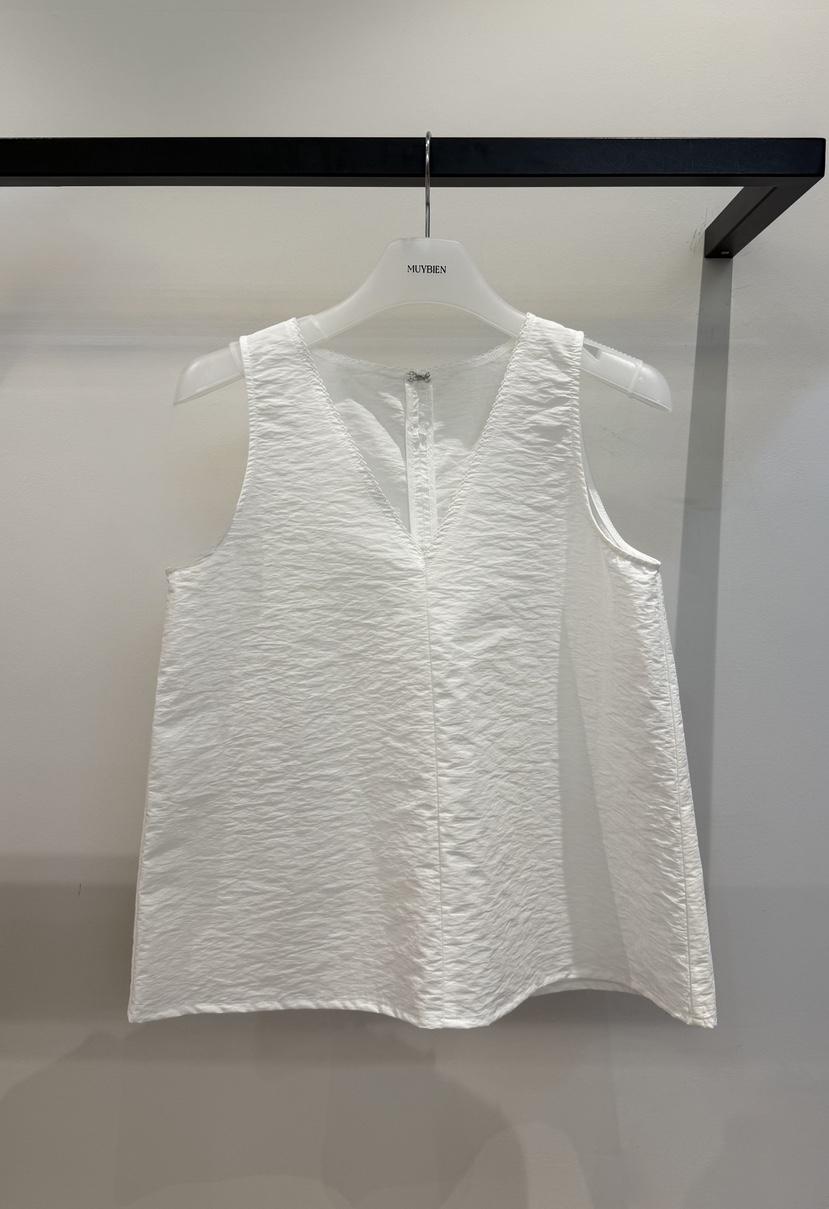 MUYBIEN韓國直郵女士新品時尚人氣休閑熱賣推薦吊帶背心V領MUYBIEN吊帶/背心
