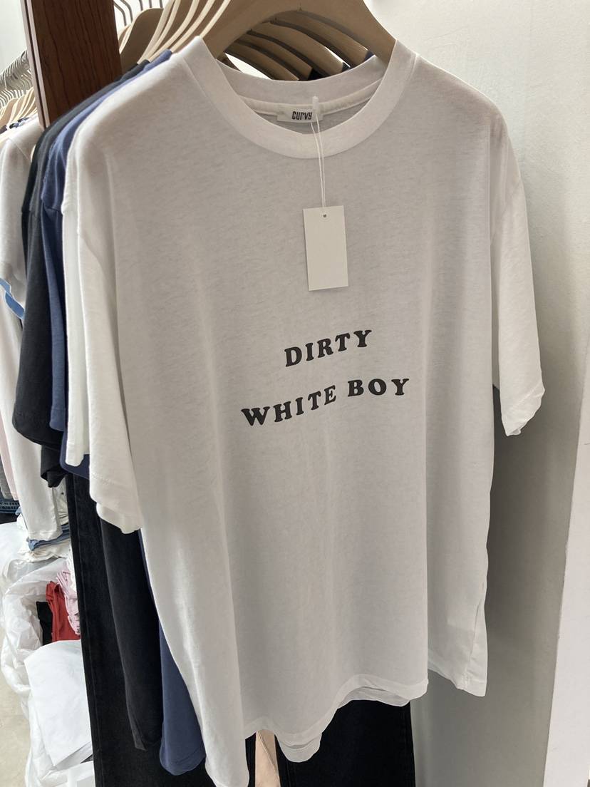 CURVY韓國直郵實拍女裝新品休閑推薦26夏季T恤天絲印花棉CURVYT恤