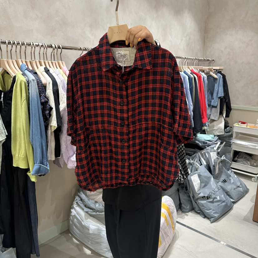 DELI JENNY韓國直郵女士新款休閑26春夏人氣職業襯衫蕾絲衫DELI JENNY襯衫/蕾絲衫