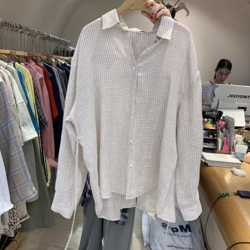 BLACKFRIDAY韓國直郵女裝新品職業熱賣26春夏休閑襯衫蕾絲衫BLACK FRIDAY襯衫/蕾絲衫