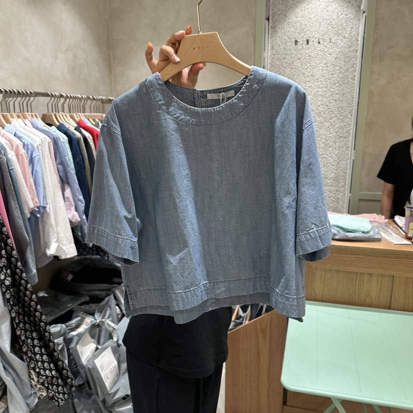 DELI JENNY韓國直郵女裝新品熱賣職業休閑26春夏襯衫蕾絲衫DELI JENNY襯衫/蕾絲衫