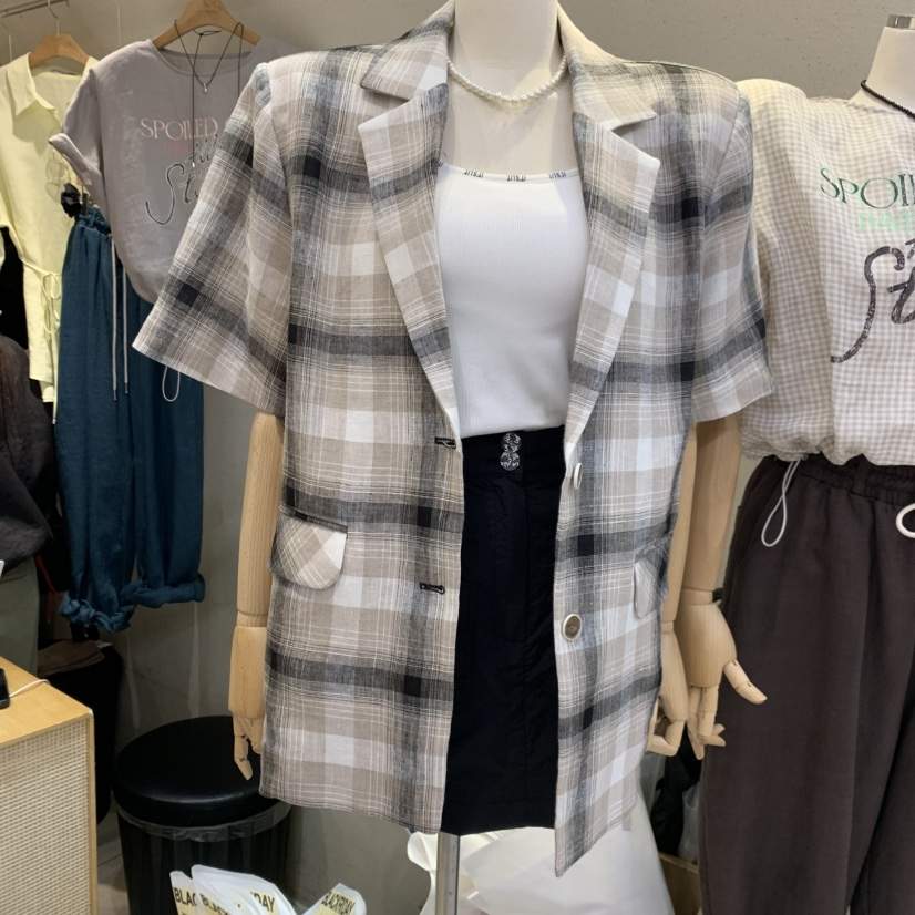 BLACKFRIDAY韓國東大門代購女裝新品熱賣26夏季人氣西裝西服BLACK FRIDAY西裝/西服