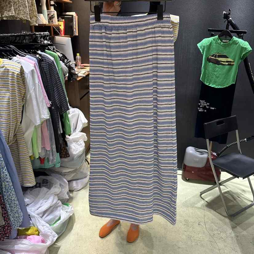 CHAVI韓國直郵實拍女裝新品時尚熱賣職業人氣休閑推薦長裙CHAVI長裙