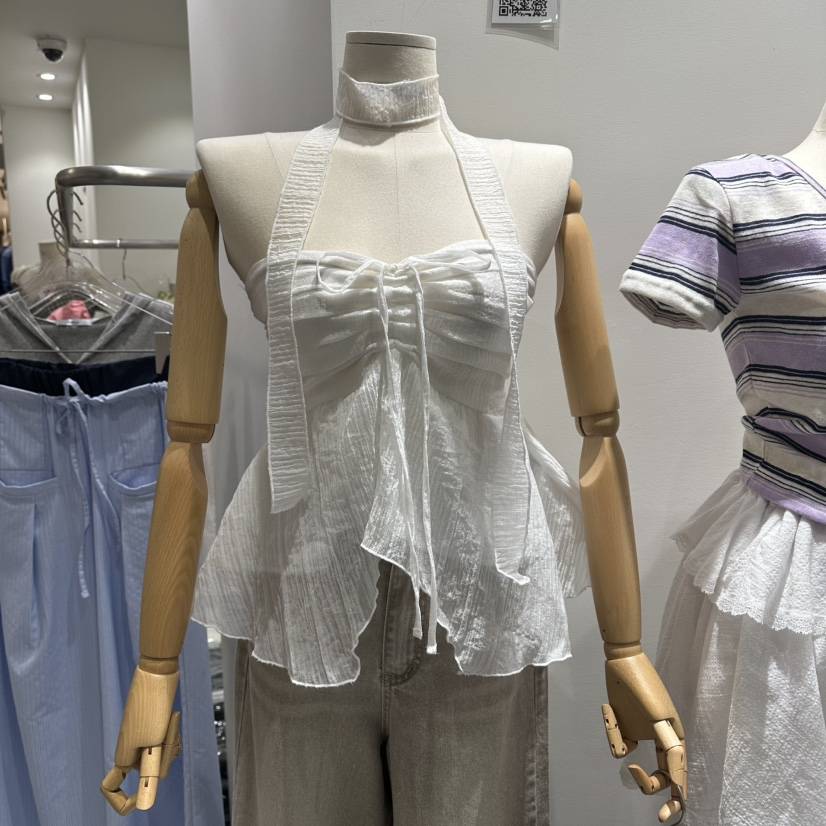 BAIE.38韓國東大門代購女裝新品熱賣26春夏吊帶背心含脖帶BAIE.38吊帶/背心
