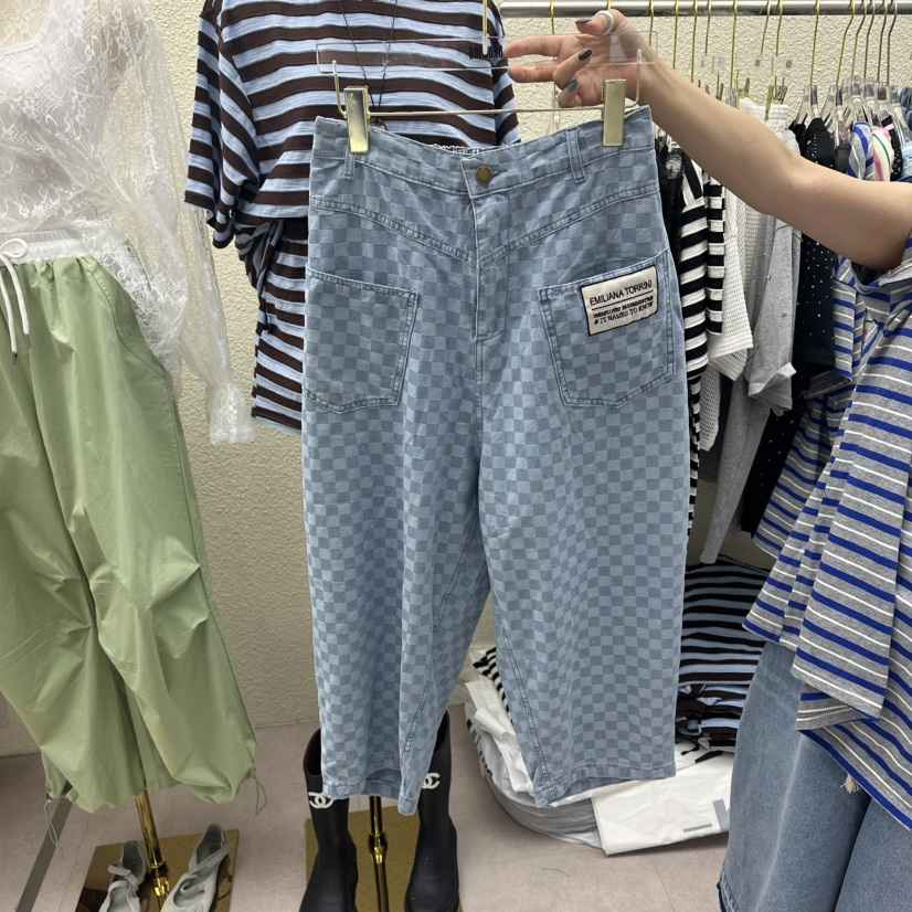 DRAWING韓國直郵女士新款職業人氣26春夏熱賣休閑短褲雙面DRAWING短褲