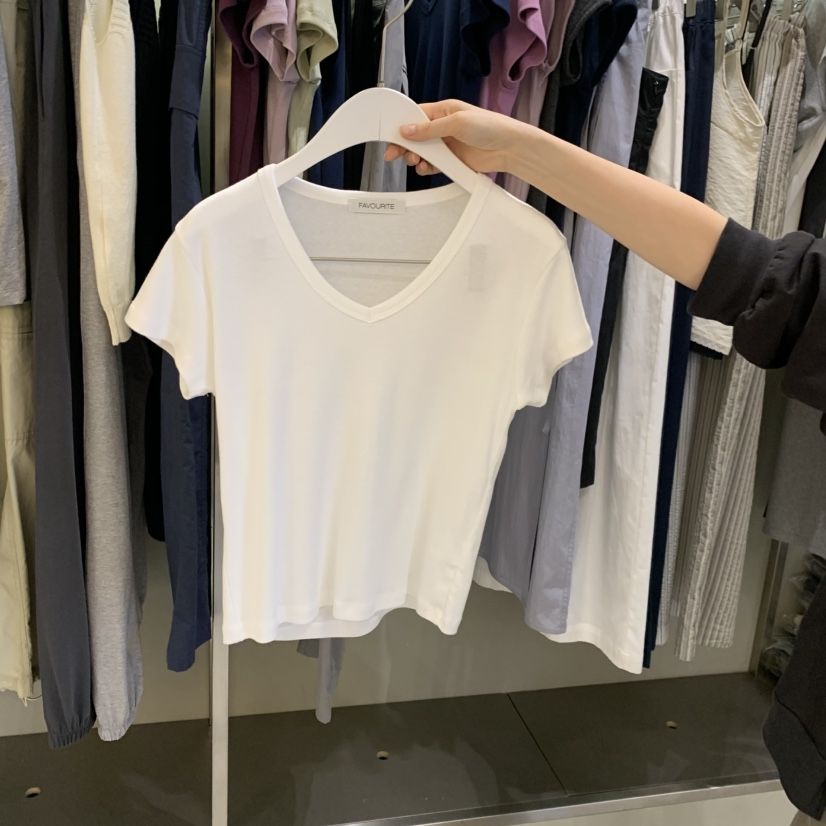 FAVE/FAVOURITE東大門實拍韓國女士新品26夏季人氣時尚T恤FAVE/FAVOURITET恤