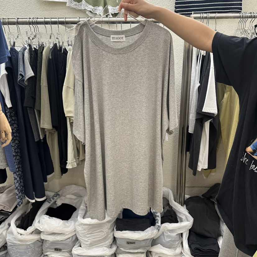 MAGOT韓國代購女裝新品人氣推薦26春夏時尚職業休閑T恤鏤空IIIΛGOT/MAGOTT恤