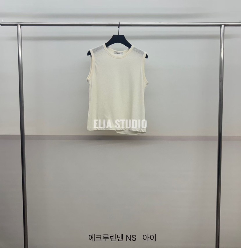 ELIA韓國直郵女裝新品熱賣26春夏人氣職業吊帶背心亞麻布ELIA吊帶/背心