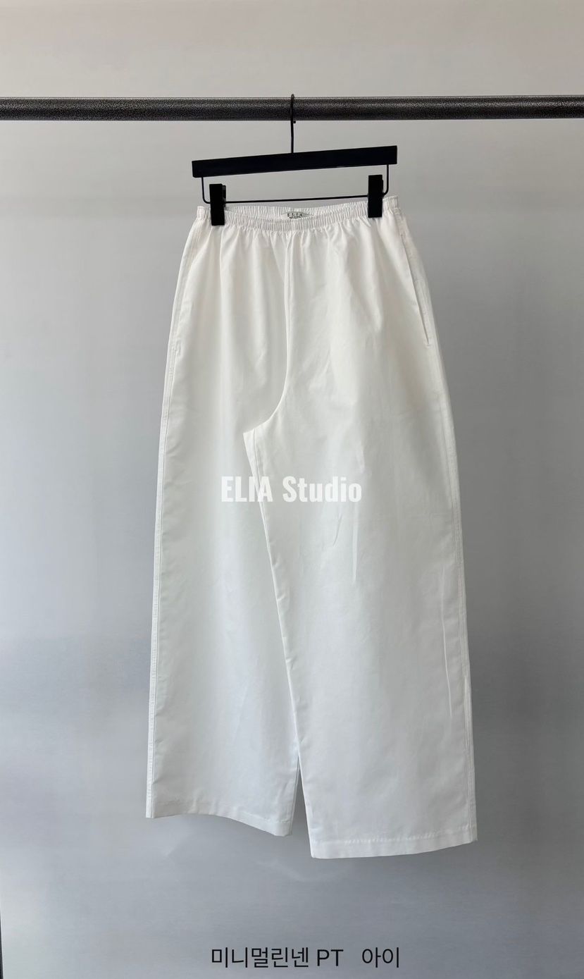 ELIA韓國直郵女裝新品26夏季熱賣職業26春夏推薦休閑褲亞麻ELIA休閑褲