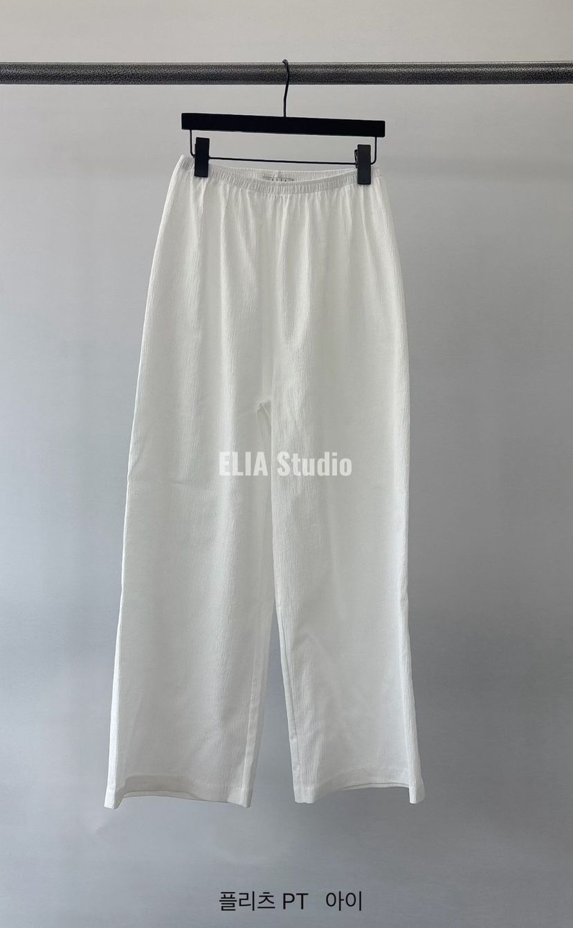 ELIA韓國直郵實拍女裝新品推薦職業人氣時尚休閑休閑褲褶裥ELIA休閑褲