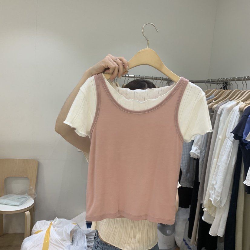 FOREST韓國東大門代購女裝新款休閑吊帶背心不含內搭無袖FOREST吊帶/背心