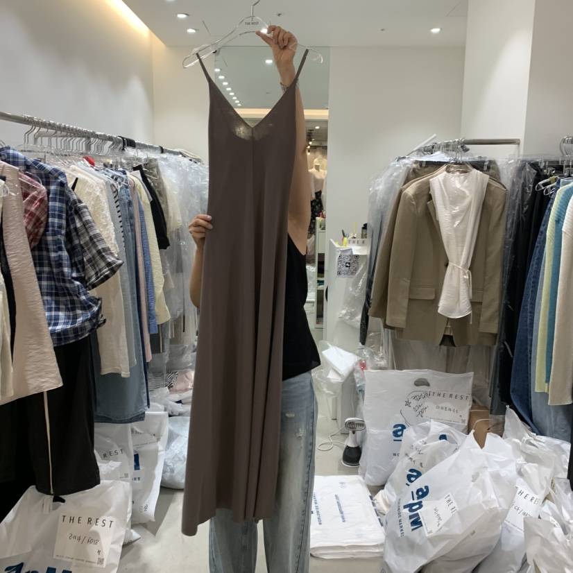 THE REST韓國直郵實拍女士新款推薦人氣職業熱賣休閑連衣裙THE REST/UNNOEUD連衣裙