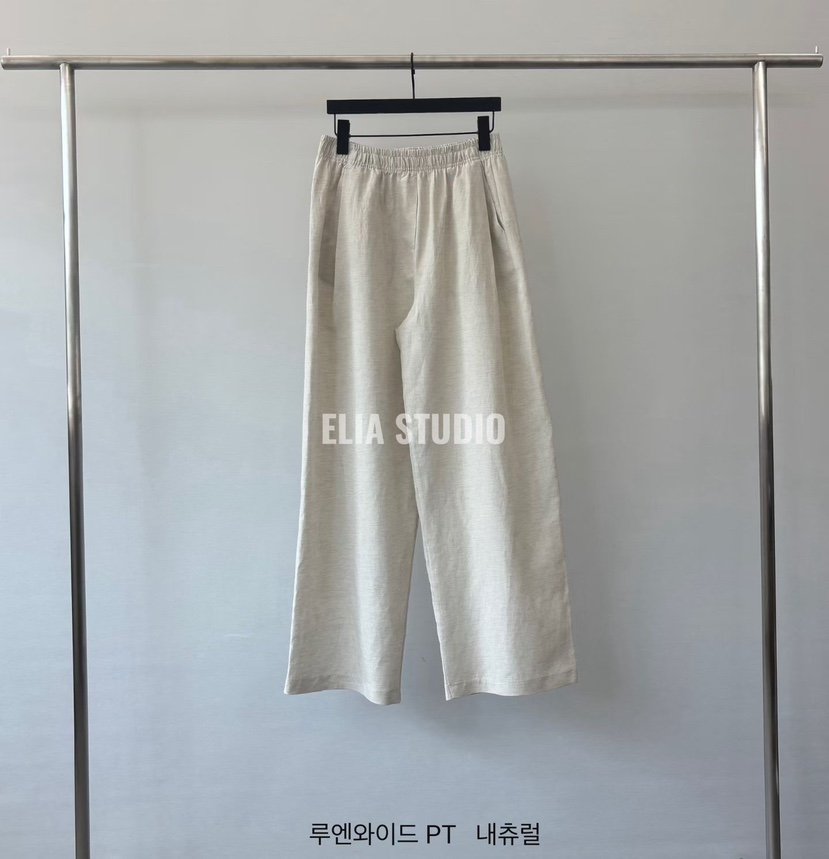 ELIA東大門實拍韓國女裝新款時尚職業推薦熱賣26春夏休閑褲ELIA休閑褲