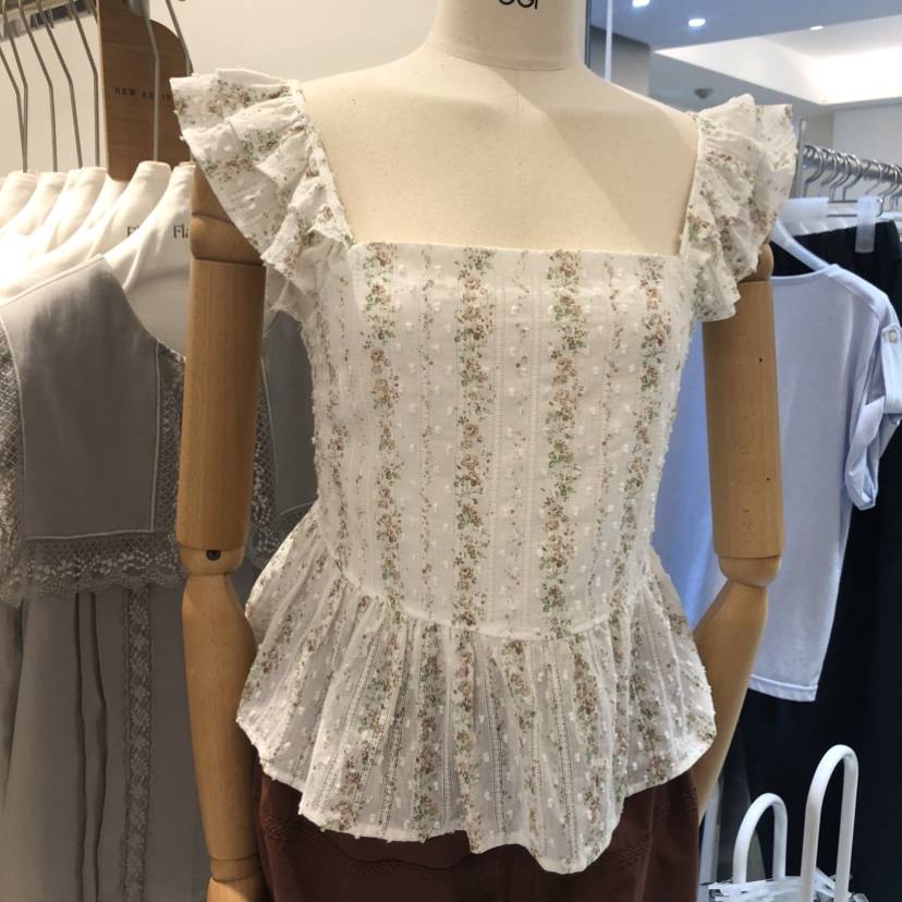 OGI韓國東大門直郵女士新品人氣推薦休閑時尚26春夏吊帶背心FLat OGI吊帶/背心
