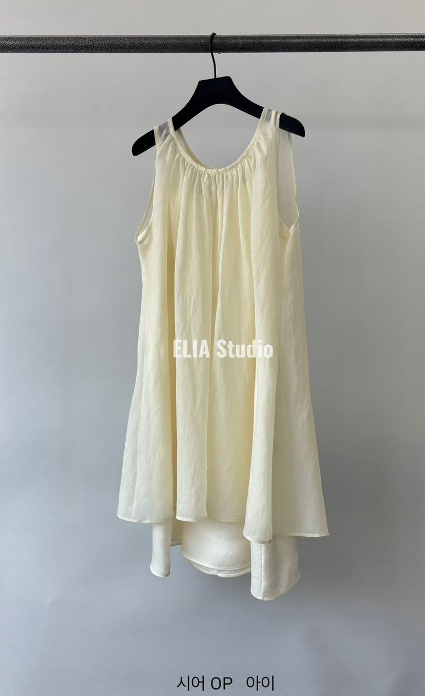 ELIA韓國東大門代購女裝新品時尚休閑推薦職業26春夏連衣裙ELIA連衣裙