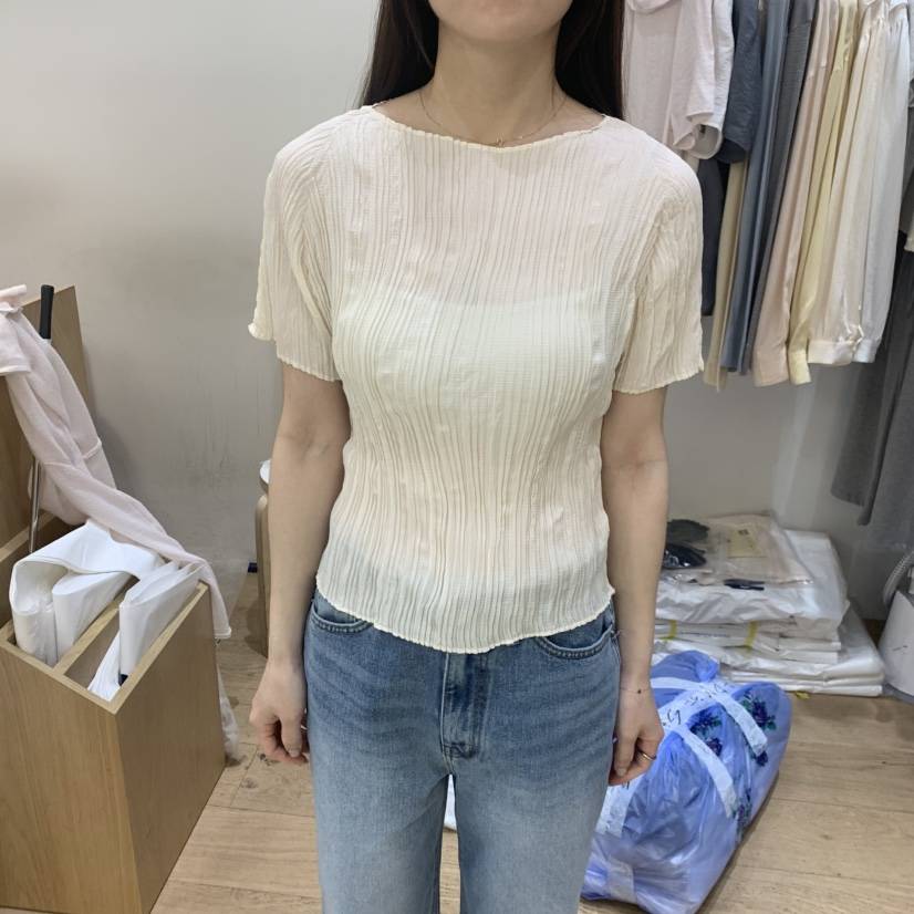 FOREST韓國代購女裝新款時尚人氣熱賣職業襯衫蕾絲衫褶裥FOREST襯衫/蕾絲衫