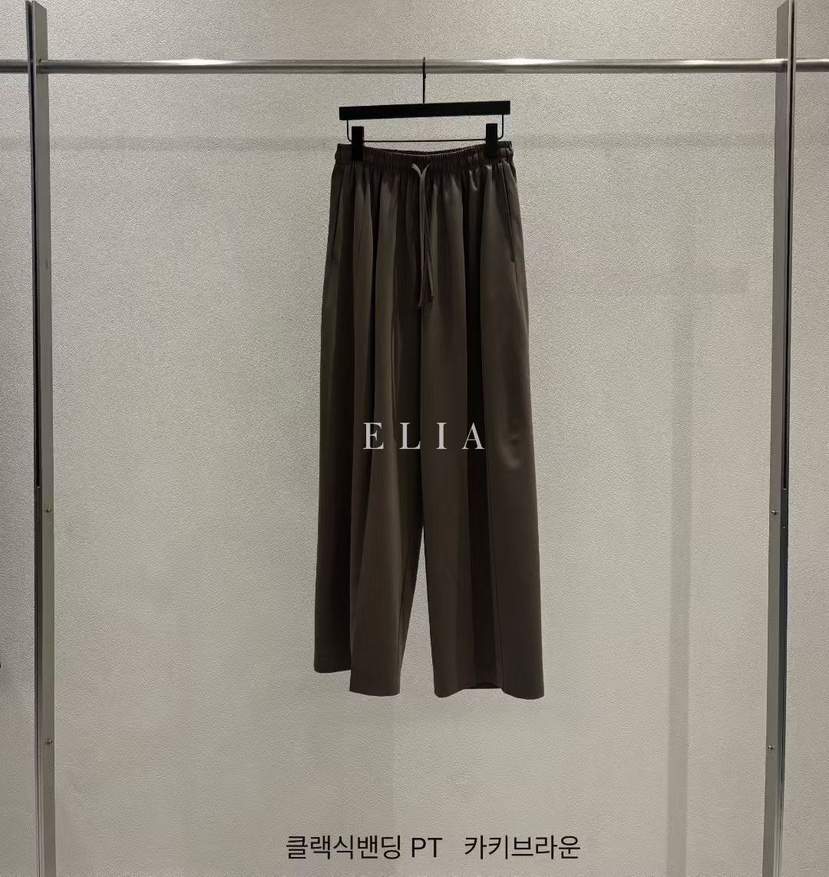ELIA韓國東大門直郵女士新款推薦熱賣26夏季職業休閑褲條紋ELIA休閑褲