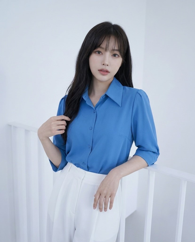 BODDARI보따리-T東大門實拍韓國女裝新款休閑襯衫蕾絲衫BODDARI보따리-T襯衫/蕾絲衫