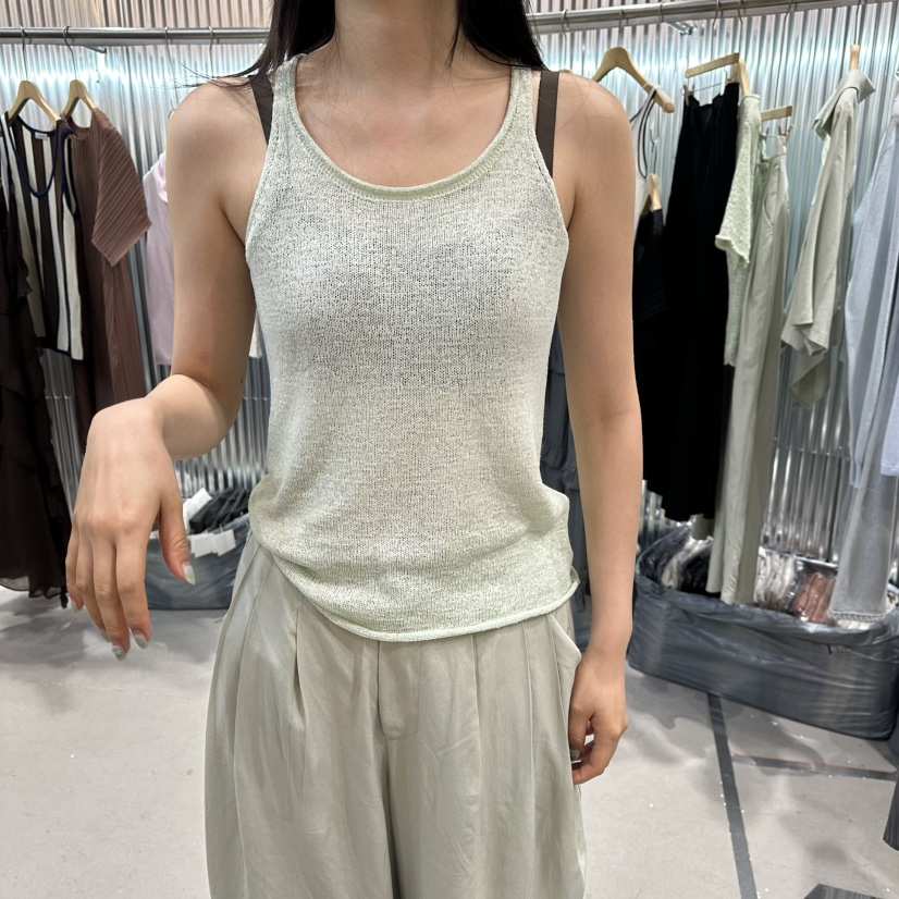 ALEGRE韓國直郵實拍女裝新款休閑人氣推薦職業吊帶背心無袖ALEGRE吊帶/背心