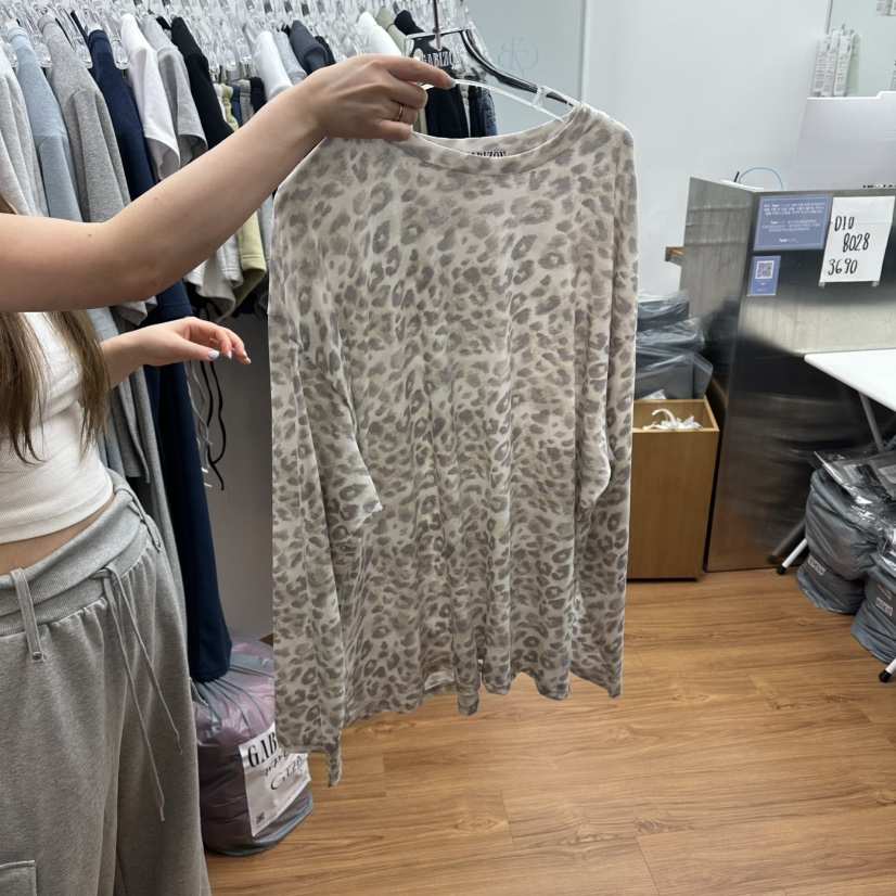 GABIZON韓國直郵實拍女裝新款26春夏休閑熱賣26夏季長袖T恤GABIZON長袖T恤