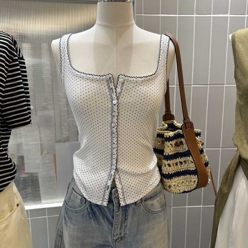ALEGRE韓國東大門代購女裝新品26春夏26夏季休閑吊帶背心ALEGRE吊帶/背心