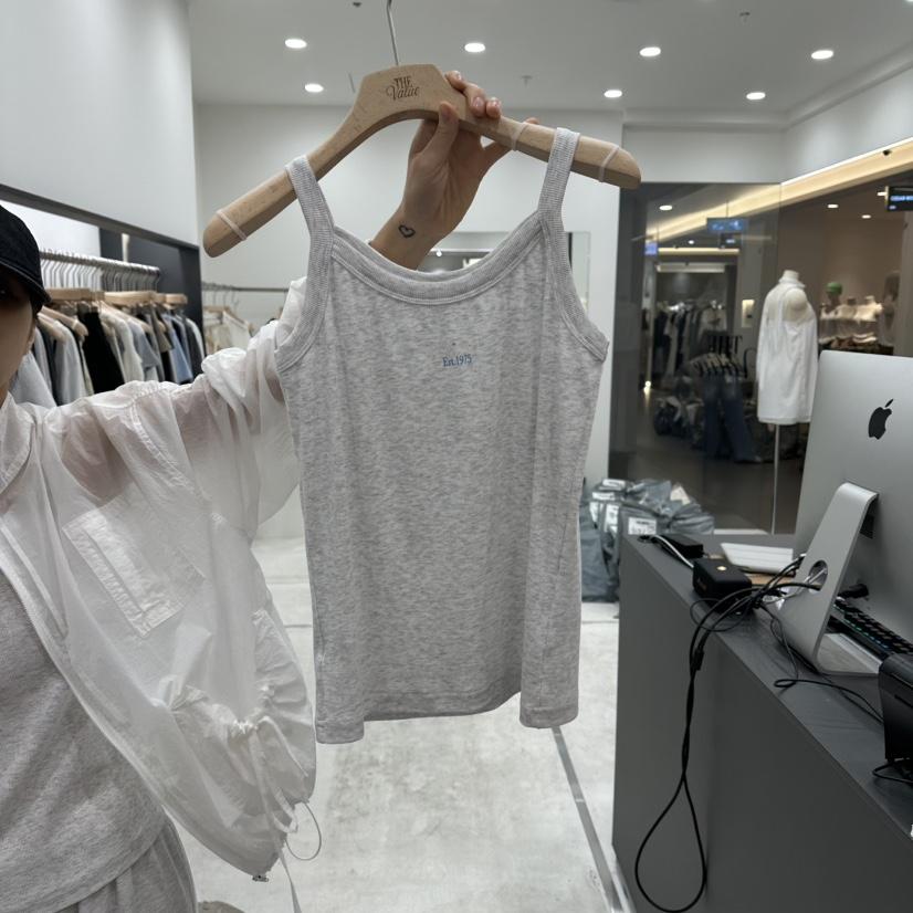 THE VALUE韓國直郵女士新款休閑人氣職業時尚吊帶背心無袖THE VALUE吊帶/背心