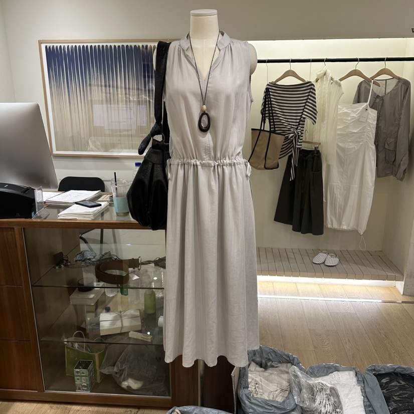 WINSOME韓國直郵女裝新品職業26夏季人氣休閑連衣裙不含項鏈WINSOME連衣裙