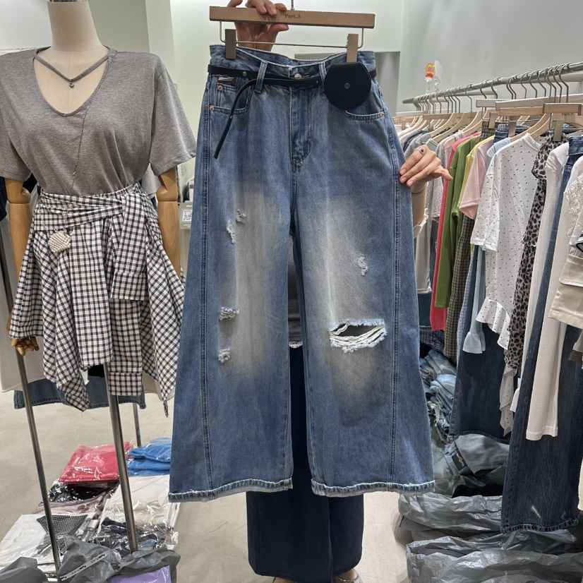 PART3韓國直郵實拍女裝新款職業休閑人氣26夏季牛仔褲不含腰帶Part.3牛仔褲