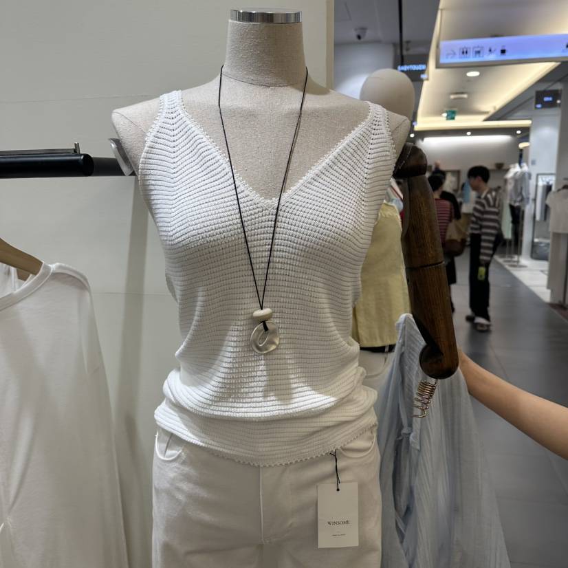 WINSOME韓國代購女裝新款熱賣職業推薦26夏季吊帶背心不含項鏈WINSOME吊帶/背心