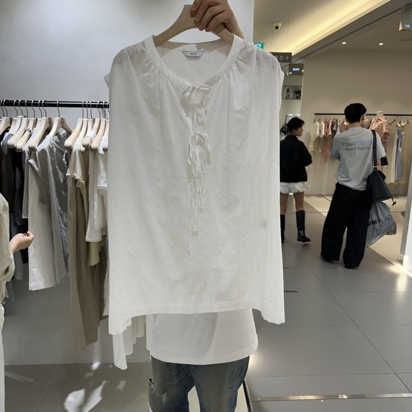 MILLIF韓國代購女裝新品時尚職業推薦熱賣26夏季襯衫蕾絲衫MILLIF襯衫/蕾絲衫