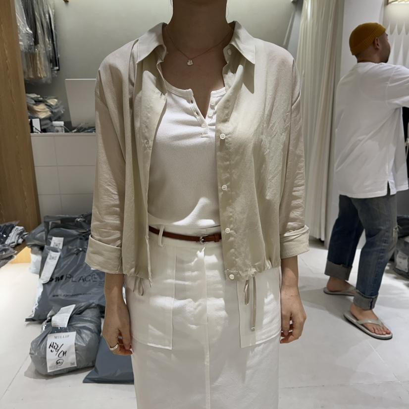 MILLIF東大門實拍韓國女士新款人氣職業時尚26夏季襯衫蕾絲衫MILLIF襯衫/蕾絲衫