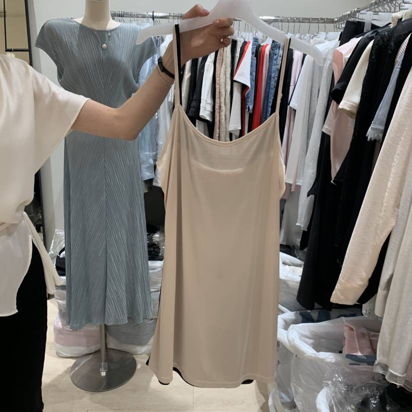 LOVE SOME韓國代購女士新品26春夏時尚吊帶背心吊帶裙無袖LOVE SOME吊帶/背心