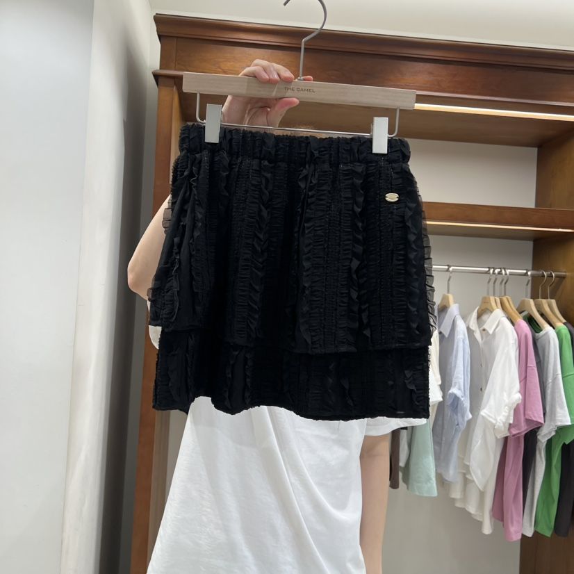 THE CAMEL韓國東大門代購女士新款26春夏短裙the came_l 家短裙