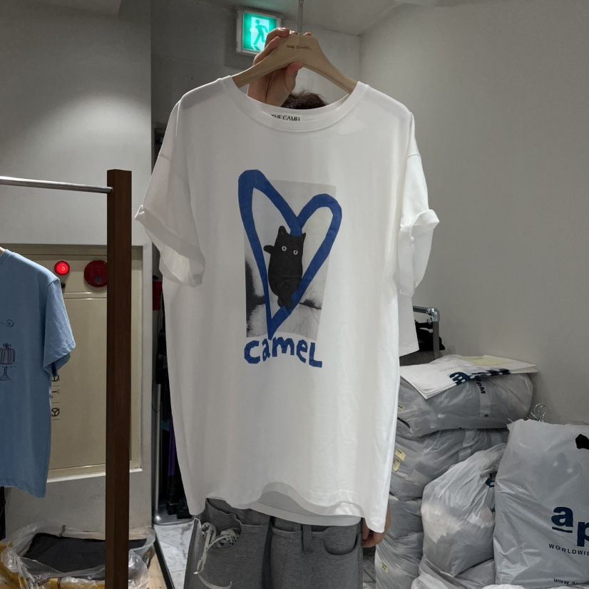 THE CAMEL韓國直郵實拍女裝新款熱賣T恤the came_l 家T恤
