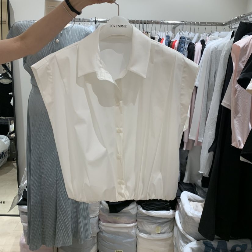LOVE SOME韓國代購女士新品26春夏人氣時尚熱賣襯衫蕾絲衫LOVE SOME襯衫/蕾絲衫