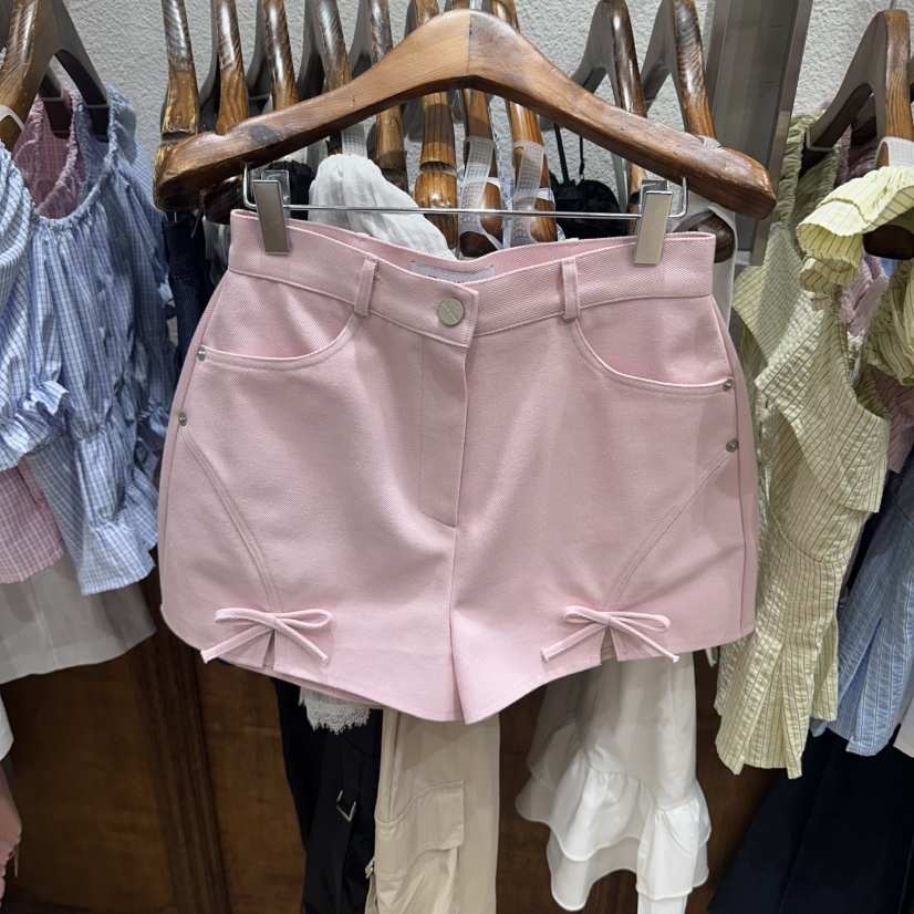 2TWO MOON韓國直郵女士新品26春夏人氣職業26夏季短褲絲帶2TWO MOON短褲