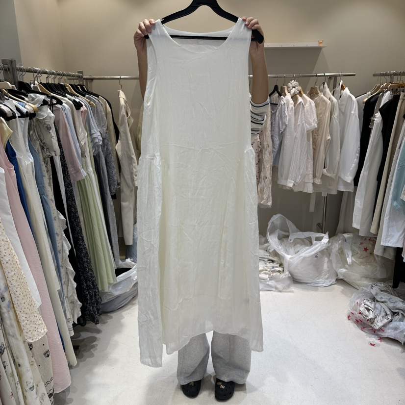 HER/PLAYLIST東大門實拍韓國女士新品職業推薦連衣裙褶皺HER/PLAYLIST連衣裙