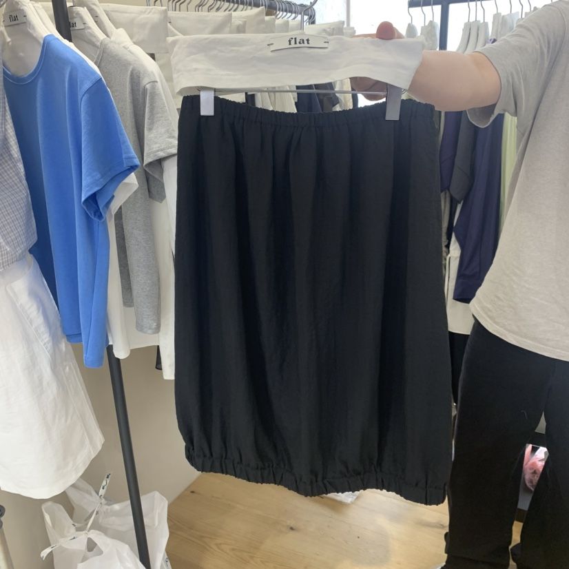 FLAT韓國東大門直郵女裝新款26春夏熱賣休閑半身裙中短裙FLAT半身裙/中短裙