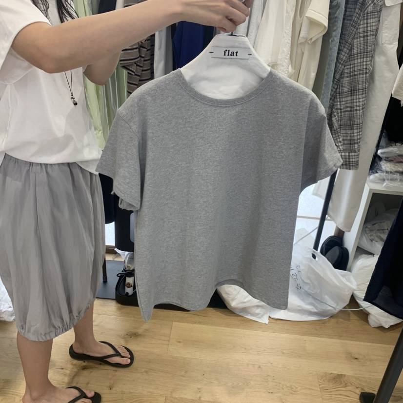 FLAT韓國直郵女裝新品推薦人氣時尚熱賣26夏季休閑26春夏T恤FLATT恤